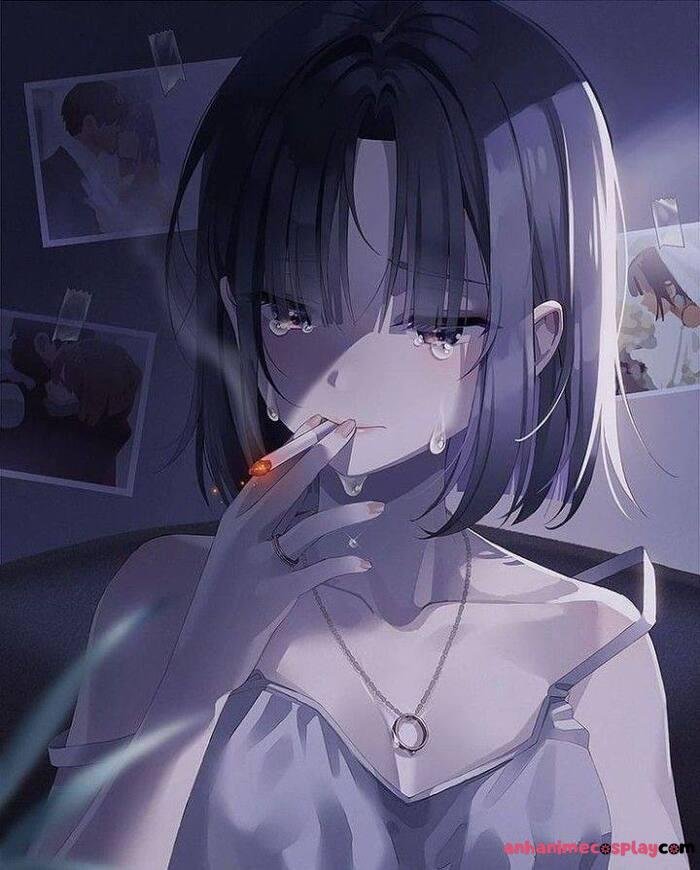 hình ảnh chia tay anime buồn nữ hd